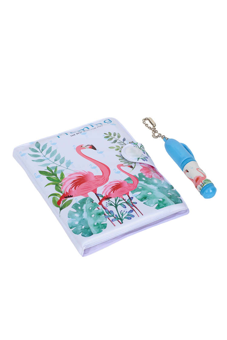 Flamingo Cep Boy Kalem Defter Seti - Mavi - Thumbnail