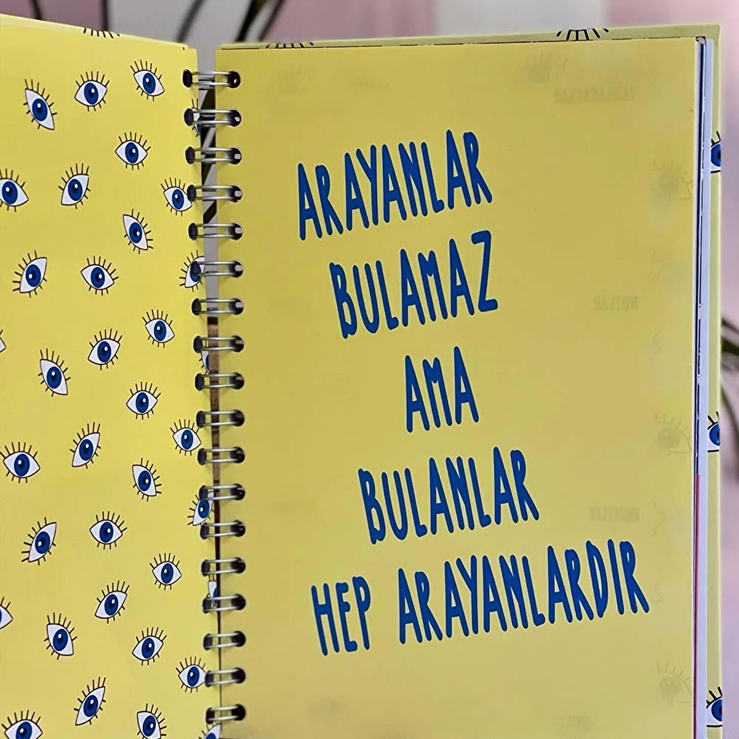 Planlayıcı Spiralli Defter- Yaşıyorsun Bu Hayatı - Thumbnail